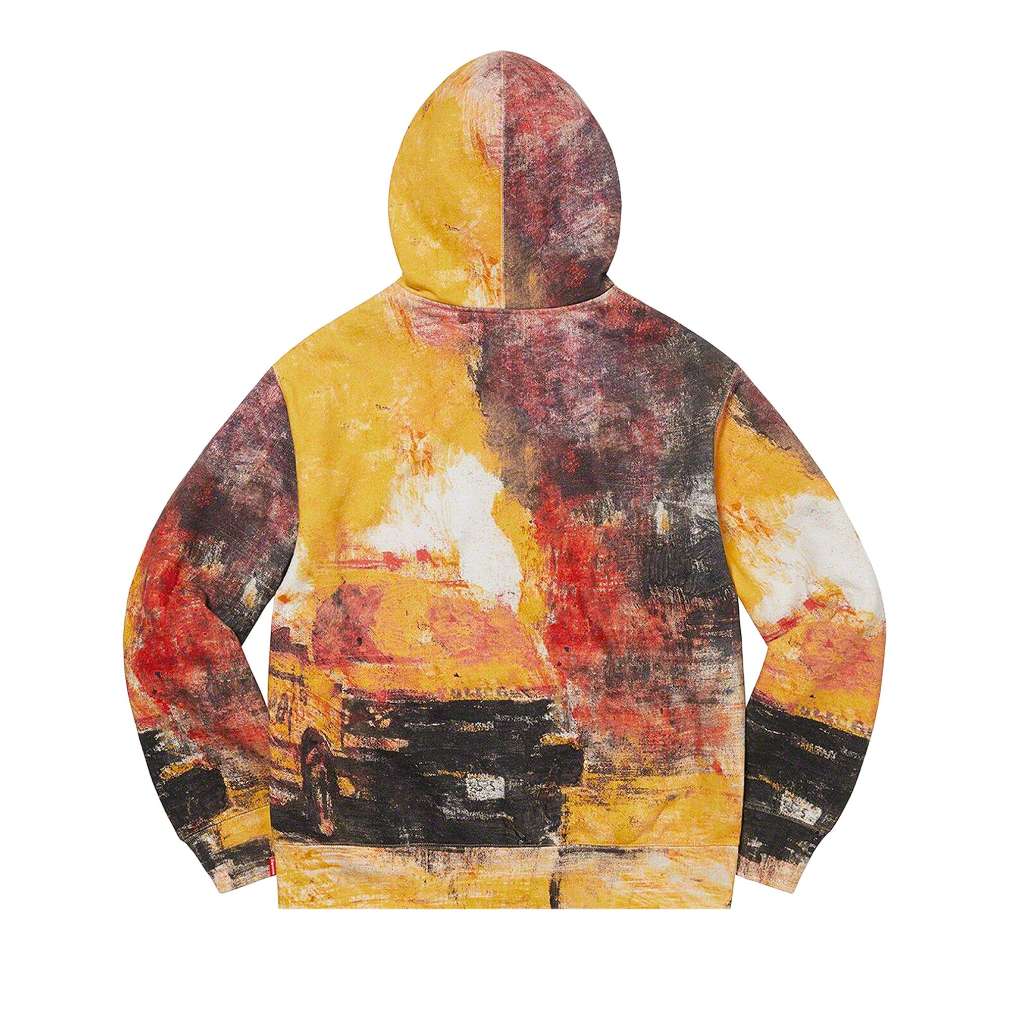 Buy Supreme Fire Zip Up Hooded Sweatshirt 'Multicolor