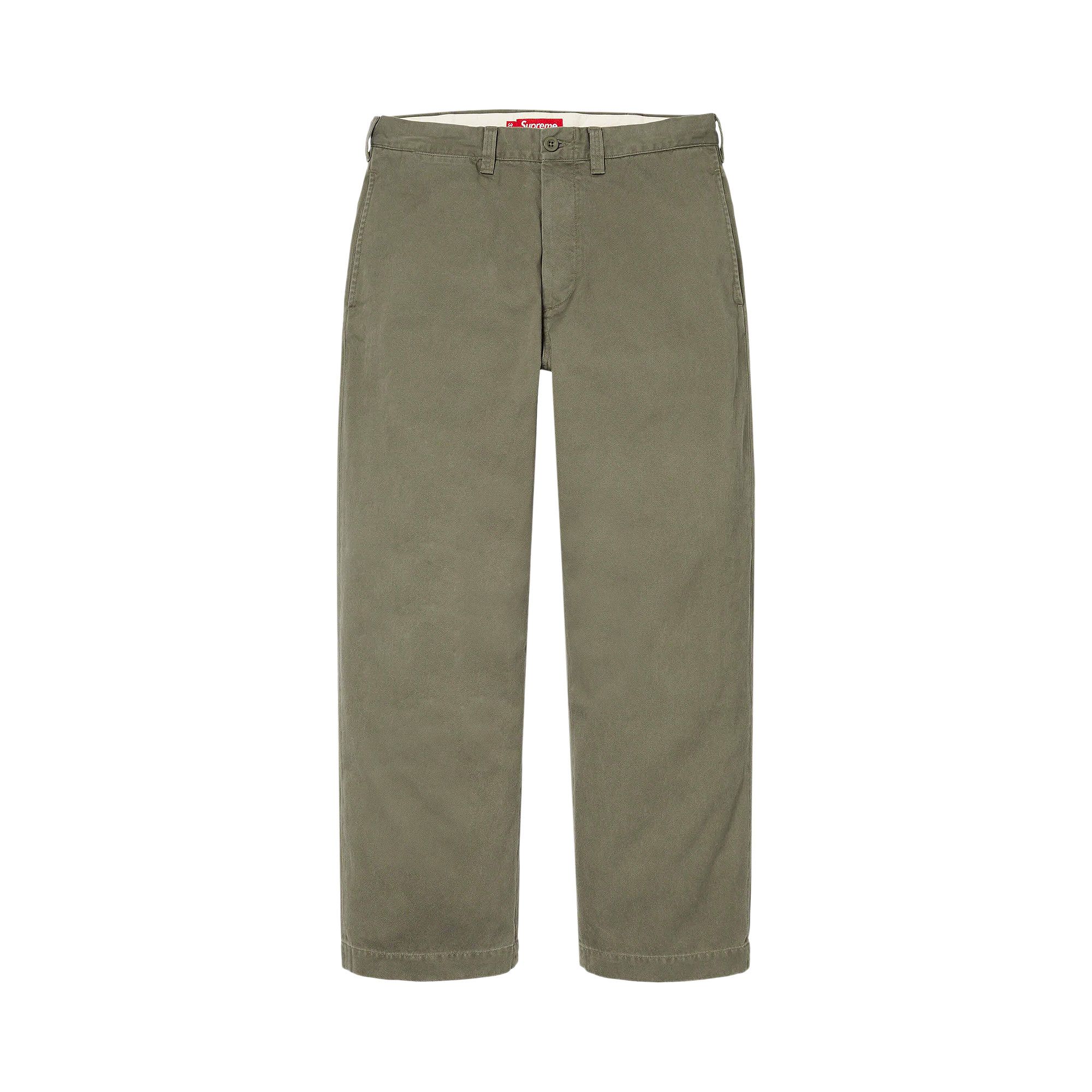 Buy Supreme Chino Pant 'Olive' - FW22P32 OLIVE | GOAT