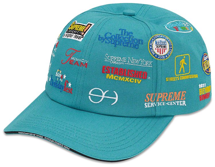 Supreme Sponsors 6 Panel Teal