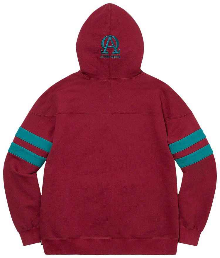 Supreme US NY Hooded Sweatshirt Cardinal
