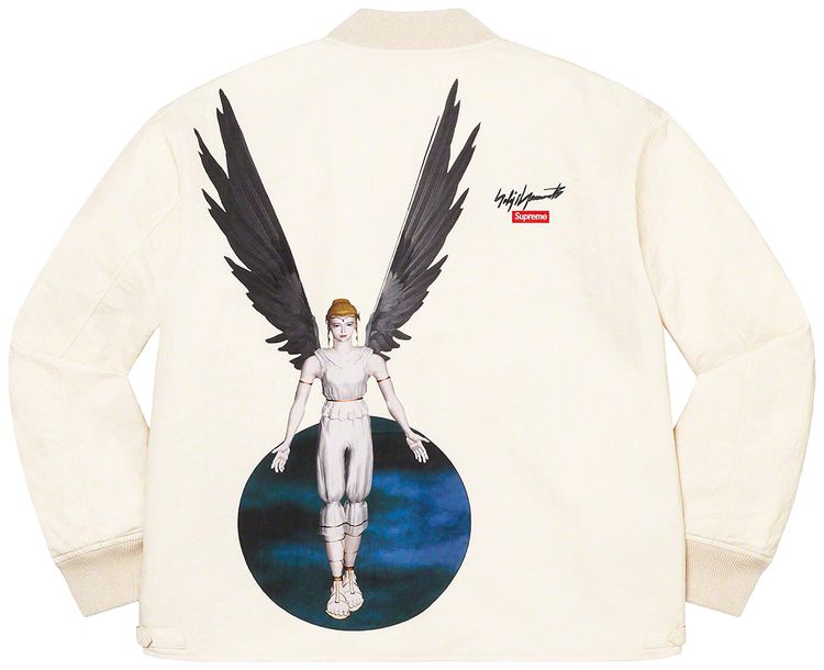 Supreme x Yohji Yamamoto x TEKKEN Nylon Bomber Jacket Natural