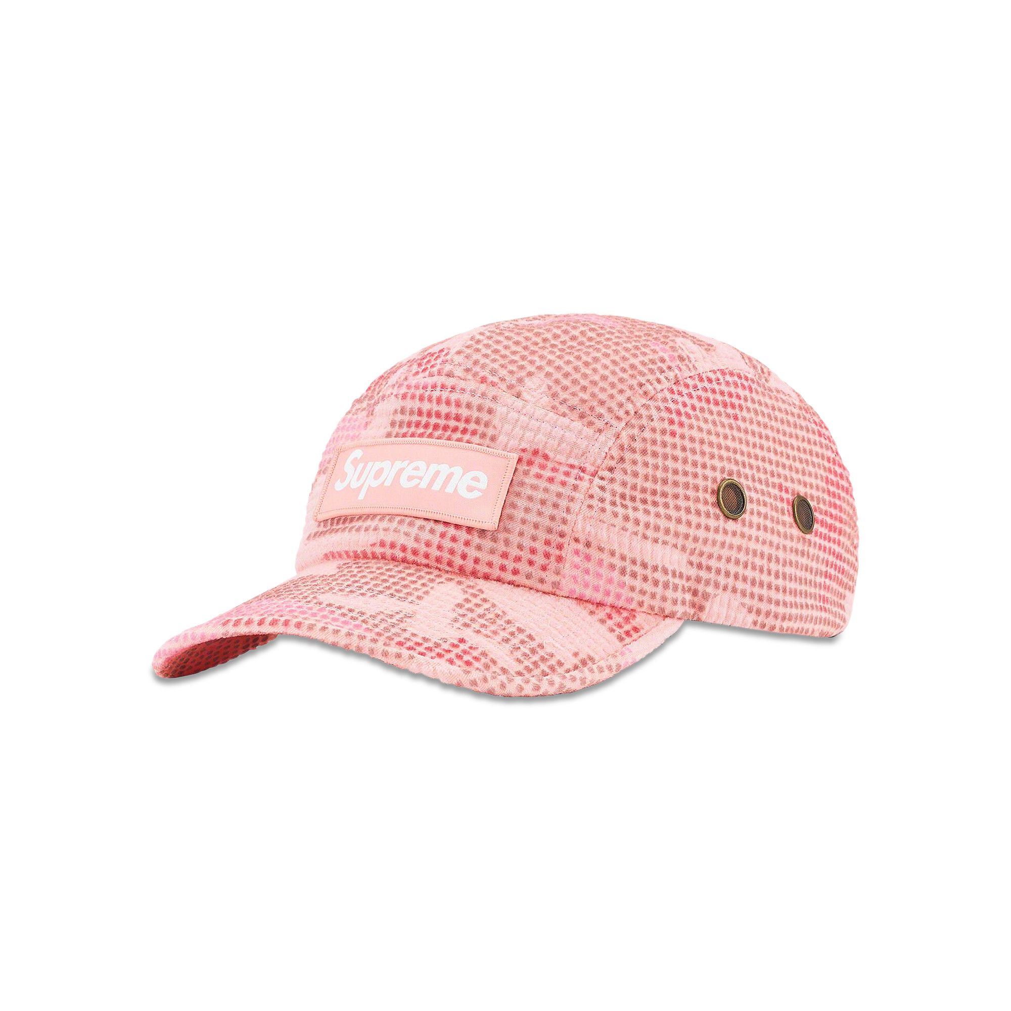 Buy Supreme Camo Grid Velvet Camp Cap 'Pink Camo' - FW22H22 PINK