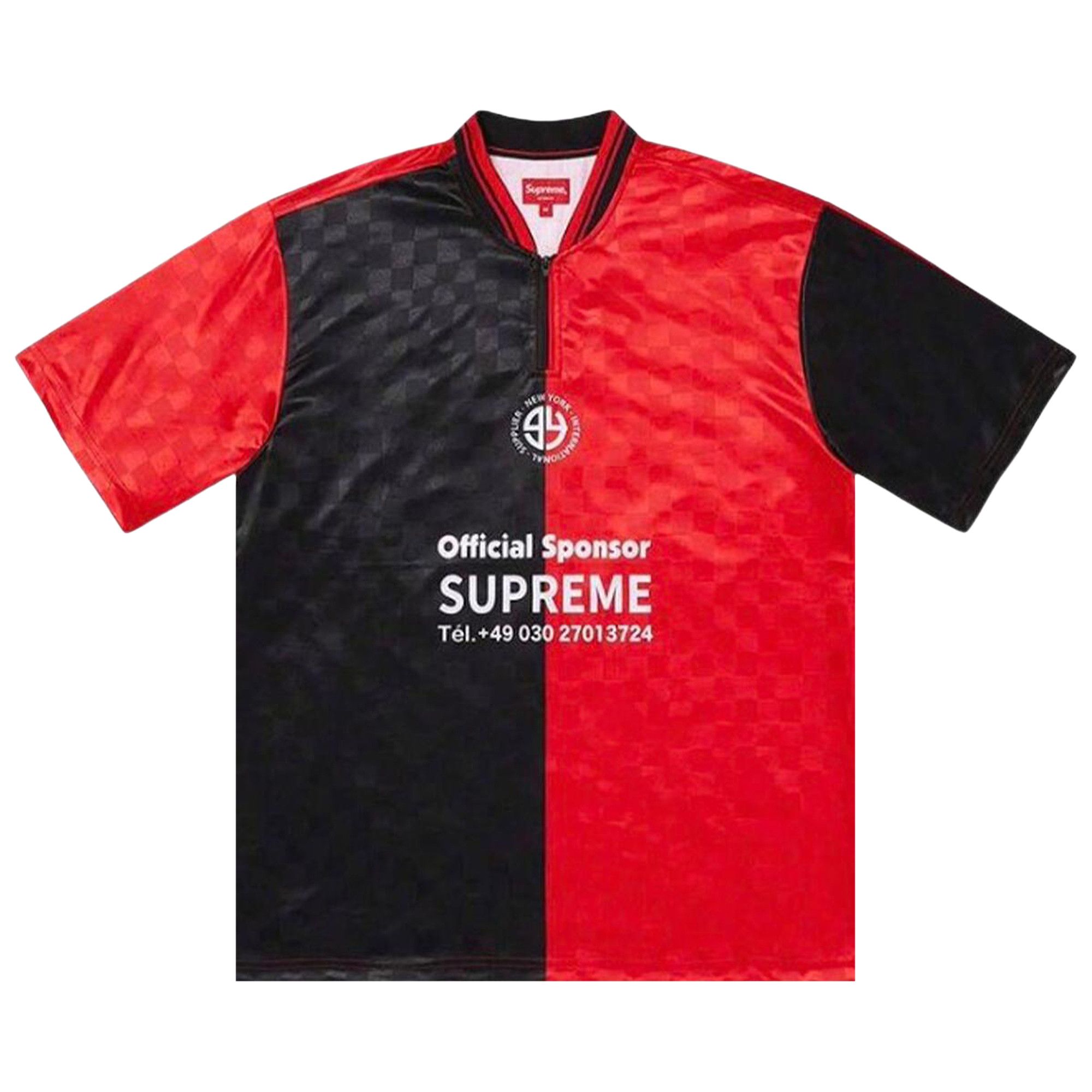 Buy Supreme Split Soccer Jersey 'Black' - FW22KN9 BLACK | GOAT