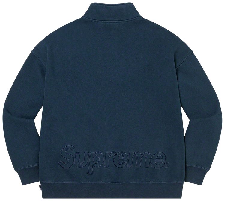 Buy Supreme Washed Half Zip Pullover 