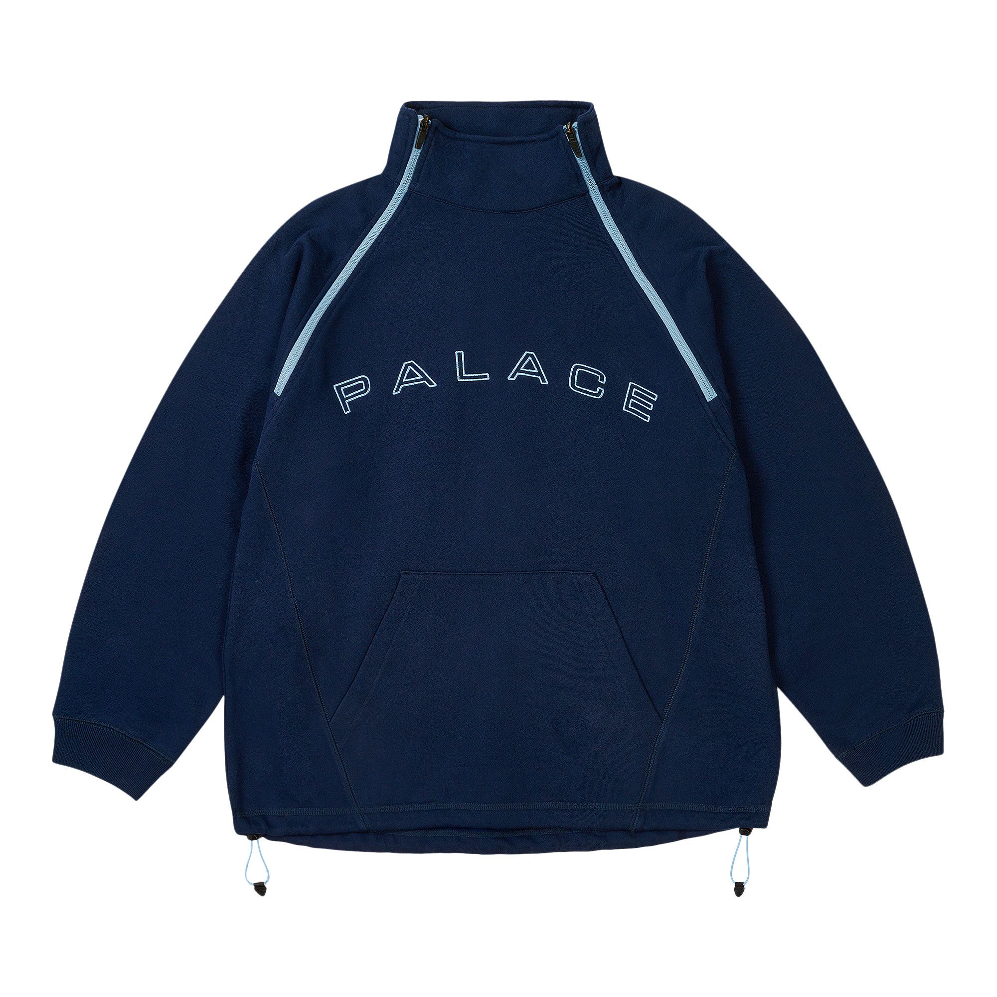 Buy Palace Double Zip Funnel 'Navy' - P27CS044 | GOAT CA