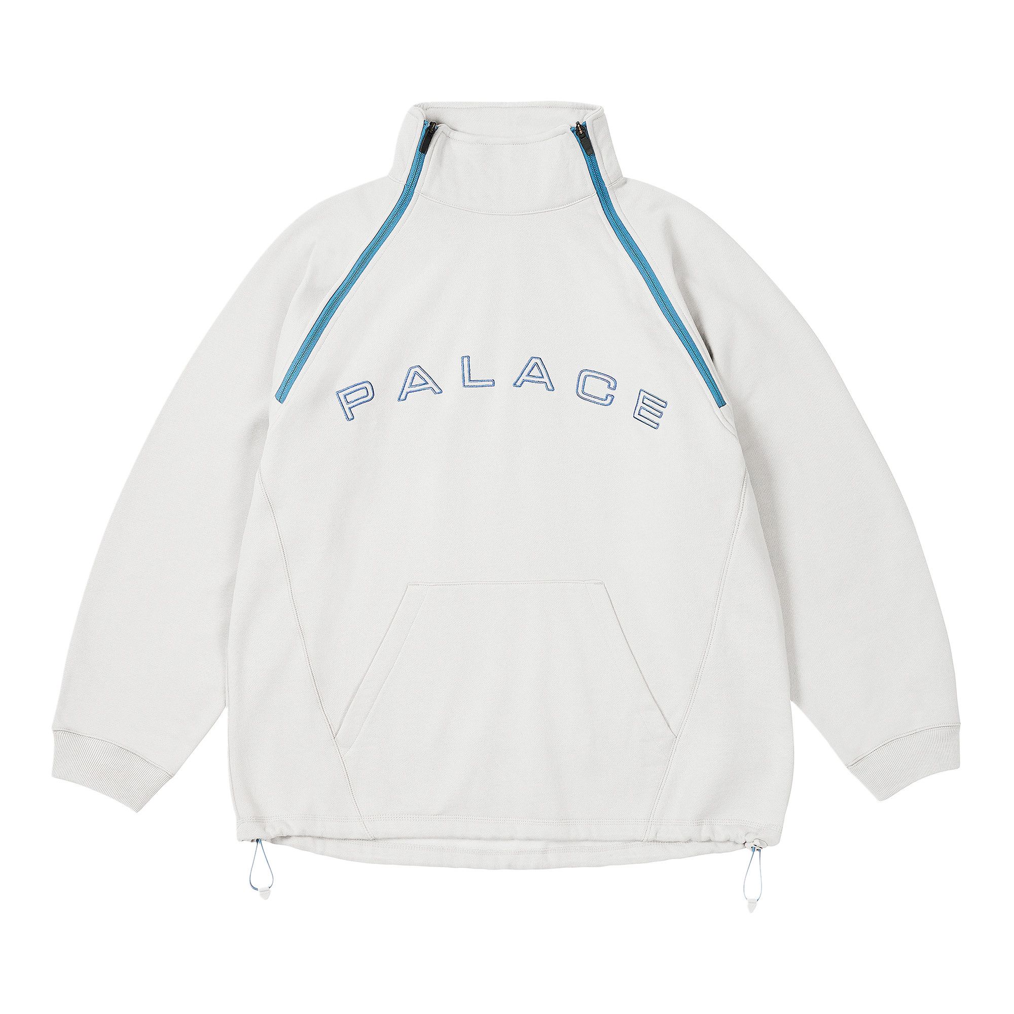 Buy Palace Double Zip Funnel 'Concrete Grey' - P27CS011 | GOAT