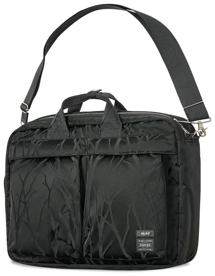 Palace x Porter Yoshida  Co Tanker 3 Way Briefcase BlackJacquard