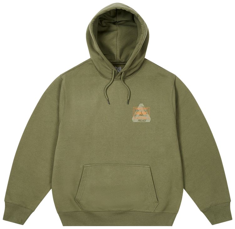 Palace x Porter Yoshida  Co Logo Hood Olive
