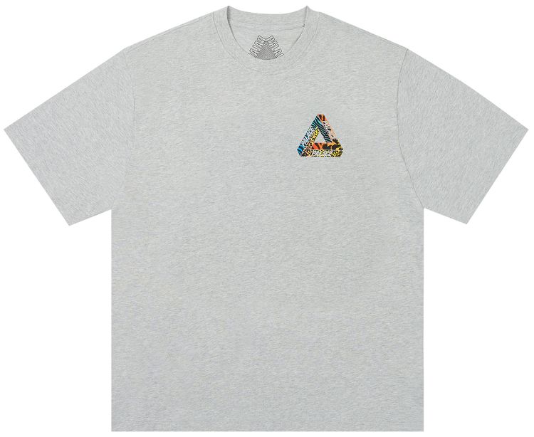 Palace Jungle Dream T Shirt Grey Marl