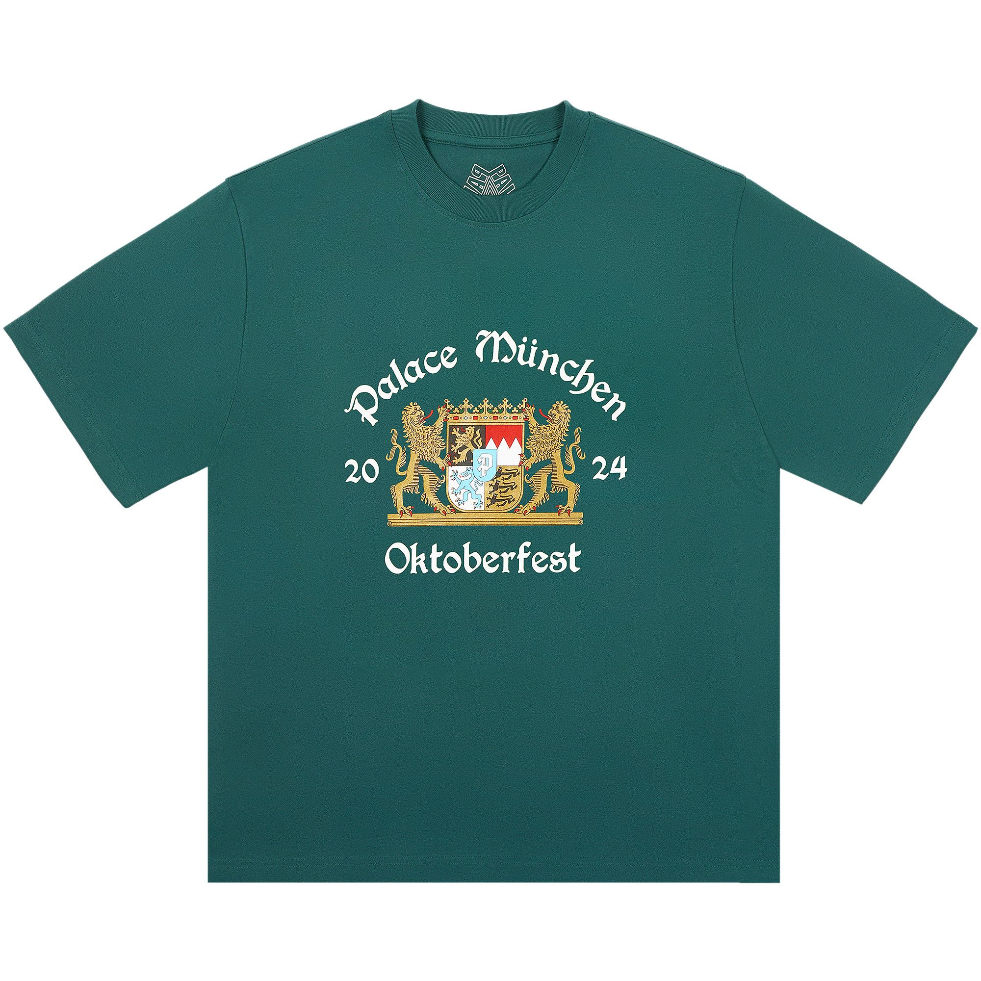Buy Palace Oktoberfest T-Shirt 'Racey Green' - P27TS046 | GOAT