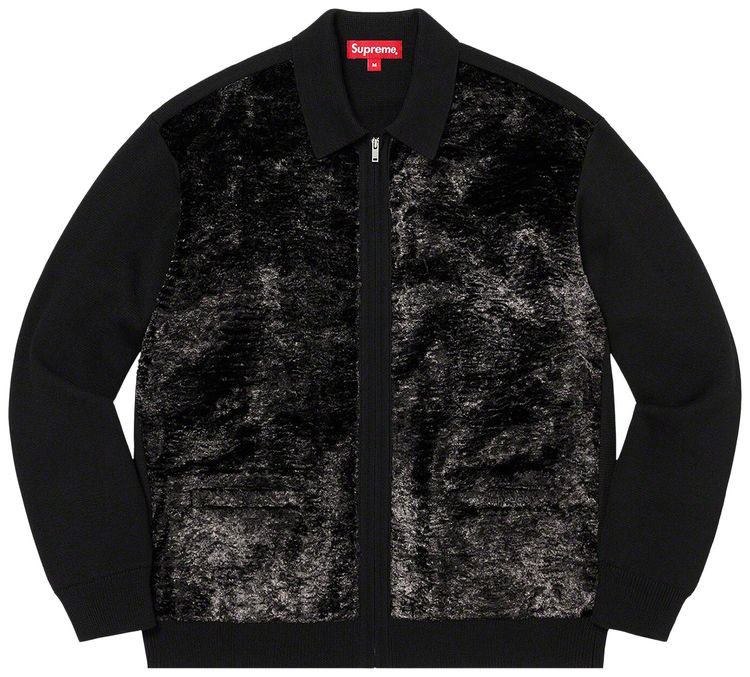 Buy Supreme Faux Fur Zip Up Cardigan  