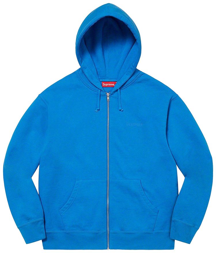 Supreme Lakshmi Zip Up Hooded Sweatshirt Bright Blue