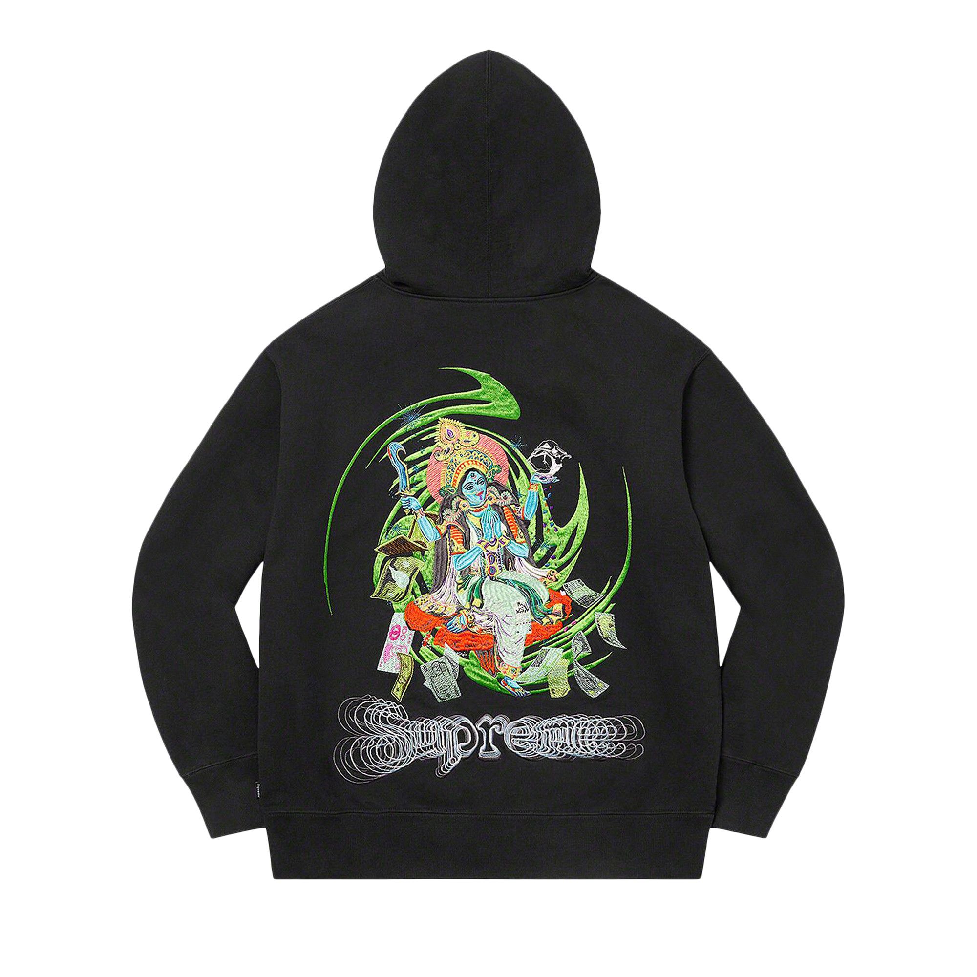 Buy Supreme Lakshmi Zip Up Hooded Sweatshirt 'Black