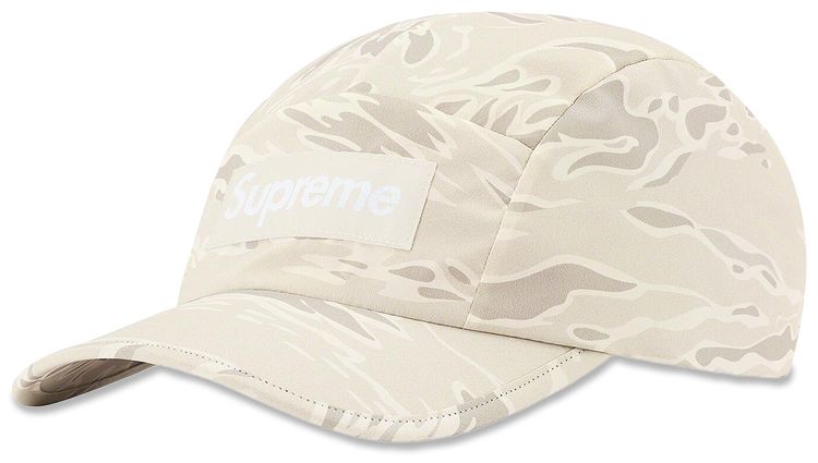 Supreme Tiger Camo Reflective Camp Cap White