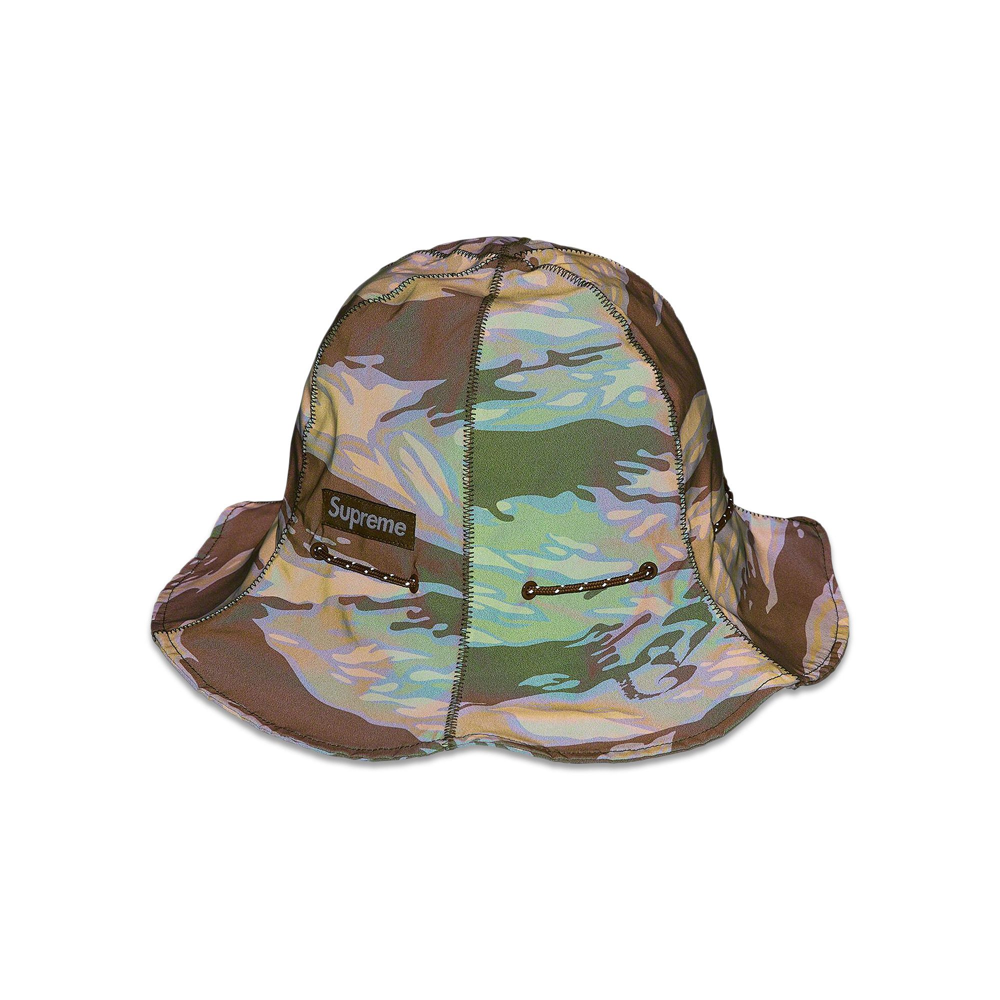 Buy Supreme Tiger Camo Reflective Tulip Hat 'Brown' - FW22H69