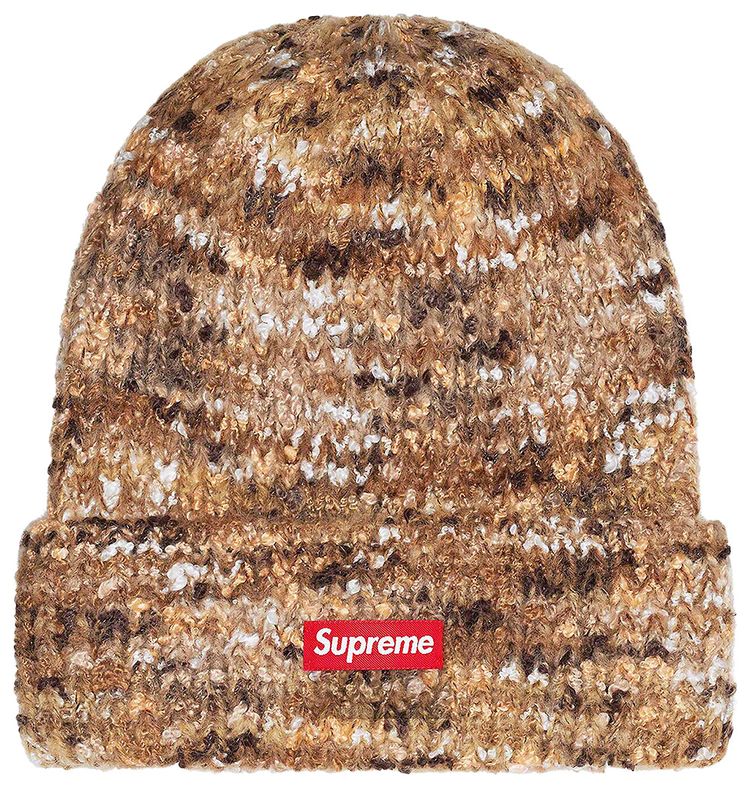 Supreme Space Dye Beanie Tan