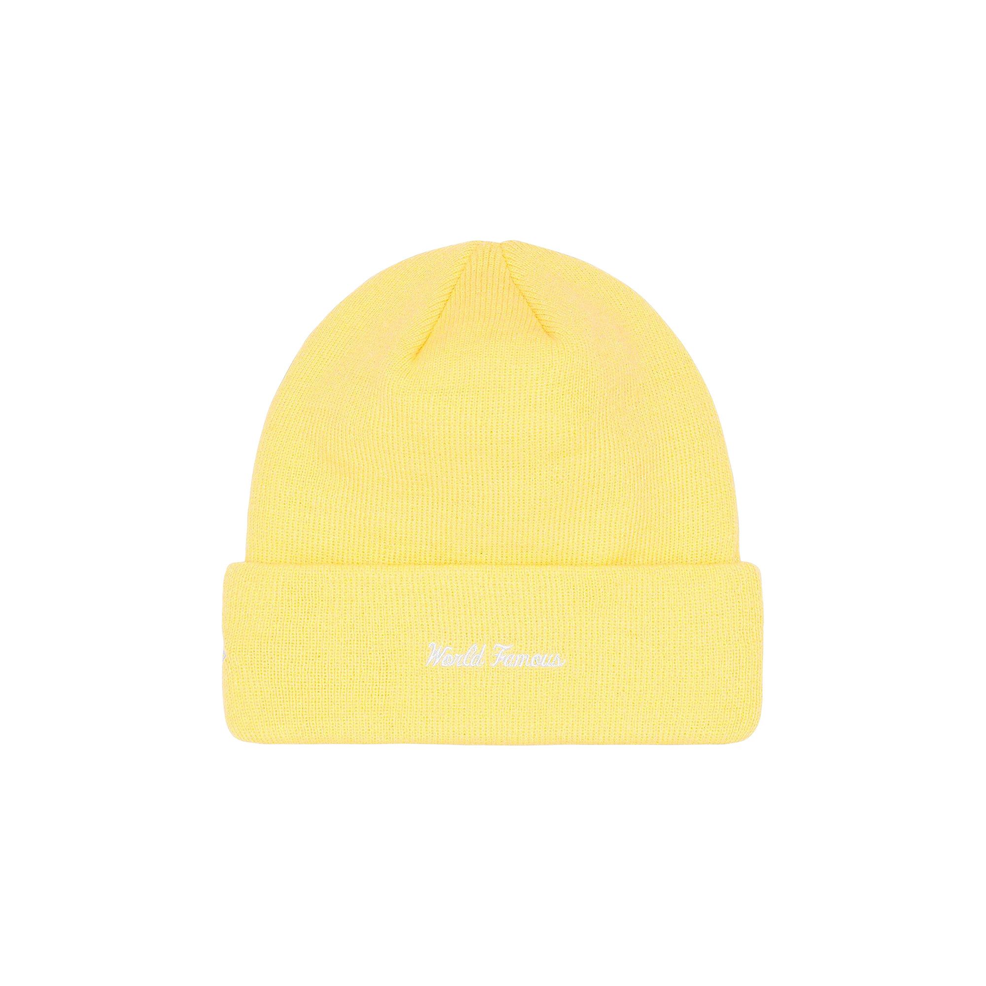 送料無料◆2024新品  Buy Yellow 'Pale Beanie Logo Box Era New x Supreme 帽子
