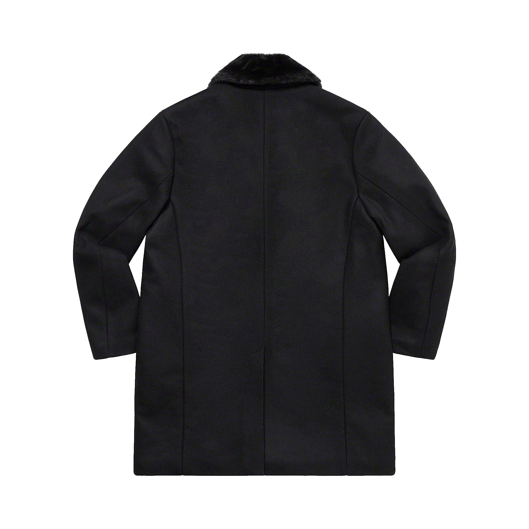 Buy Supreme Fur Collar Car Coat 'Black' - FW22J75 BLACK | GOAT