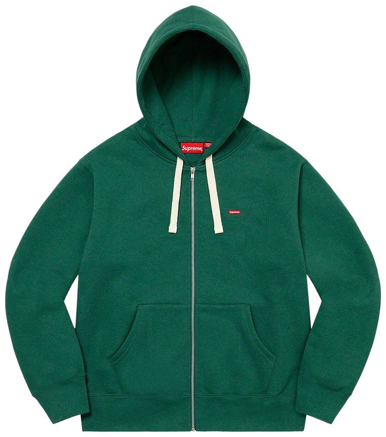 Buy Supreme Small Box Drawcord Zip Up Hooded Sweatshirt 