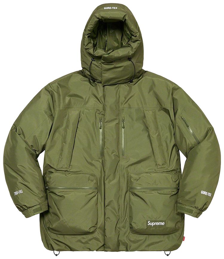 Supreme GORE TEX 700 Fill Down Parka Olive