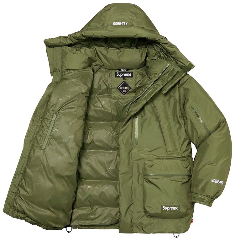 Supreme GORE TEX 700 Fill Down Parka Olive