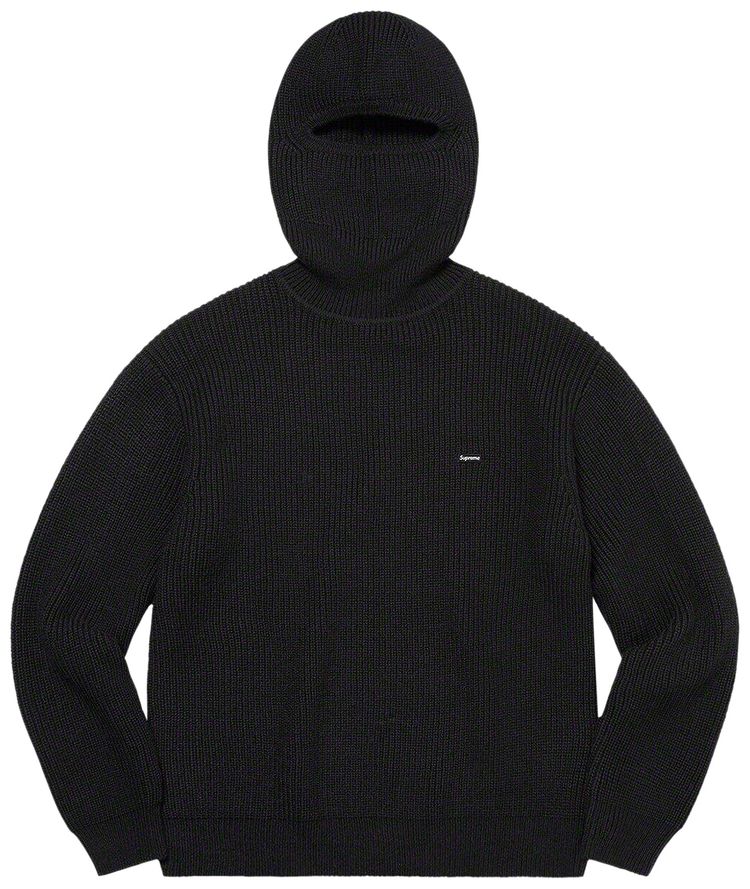 Supreme Small Box BalaclavaTurtleneck Sweater Black Stripe