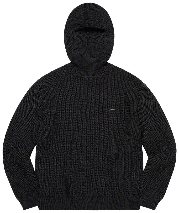 Supreme Small Box BalaclavaTurtleneck Sweater Black