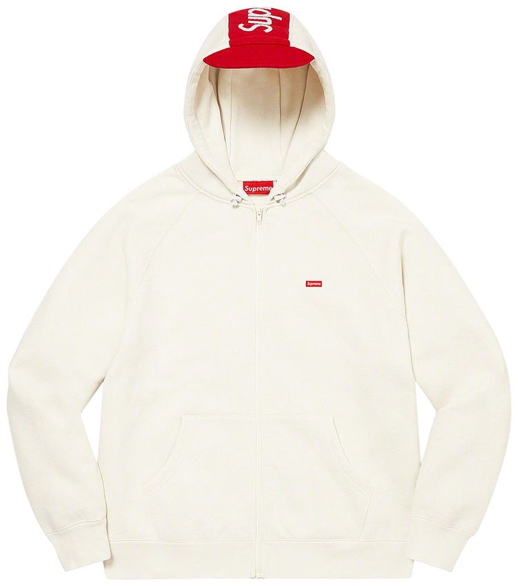 Supreme Brim Zip Up Hooded Sweatshirt Stone