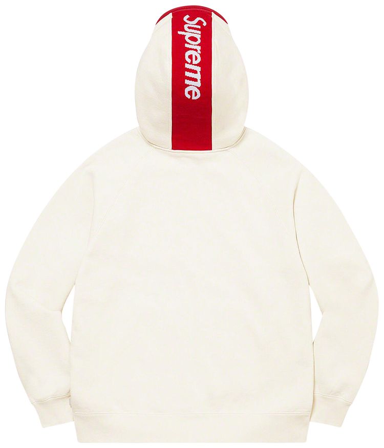 Supreme Brim Zip Up Hooded Sweatshirt Stone
