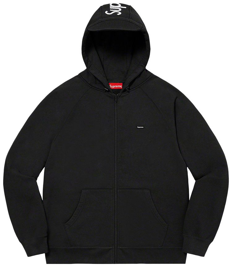 Supreme Brim Zip Up Hooded Sweatshirt Black