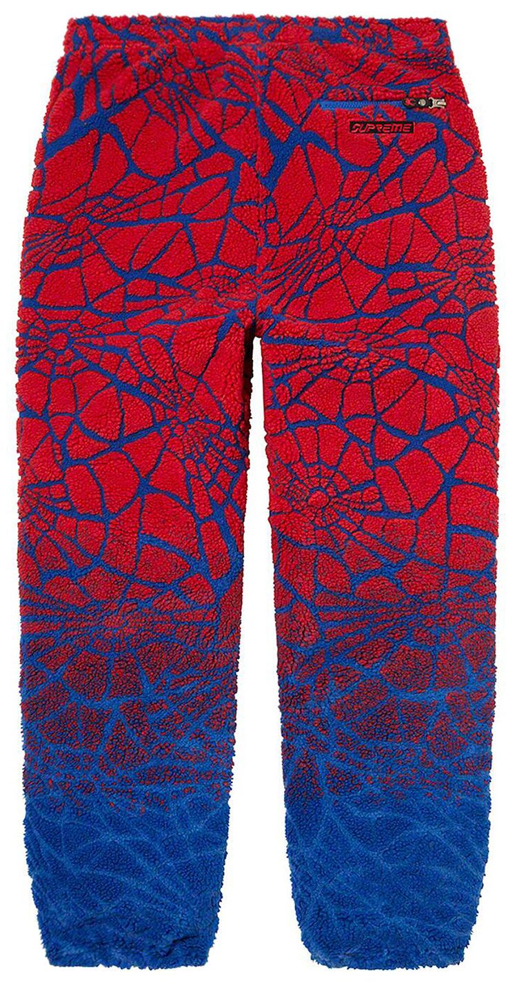 Supreme x Spyder Web Polar Fleece Pant Royal