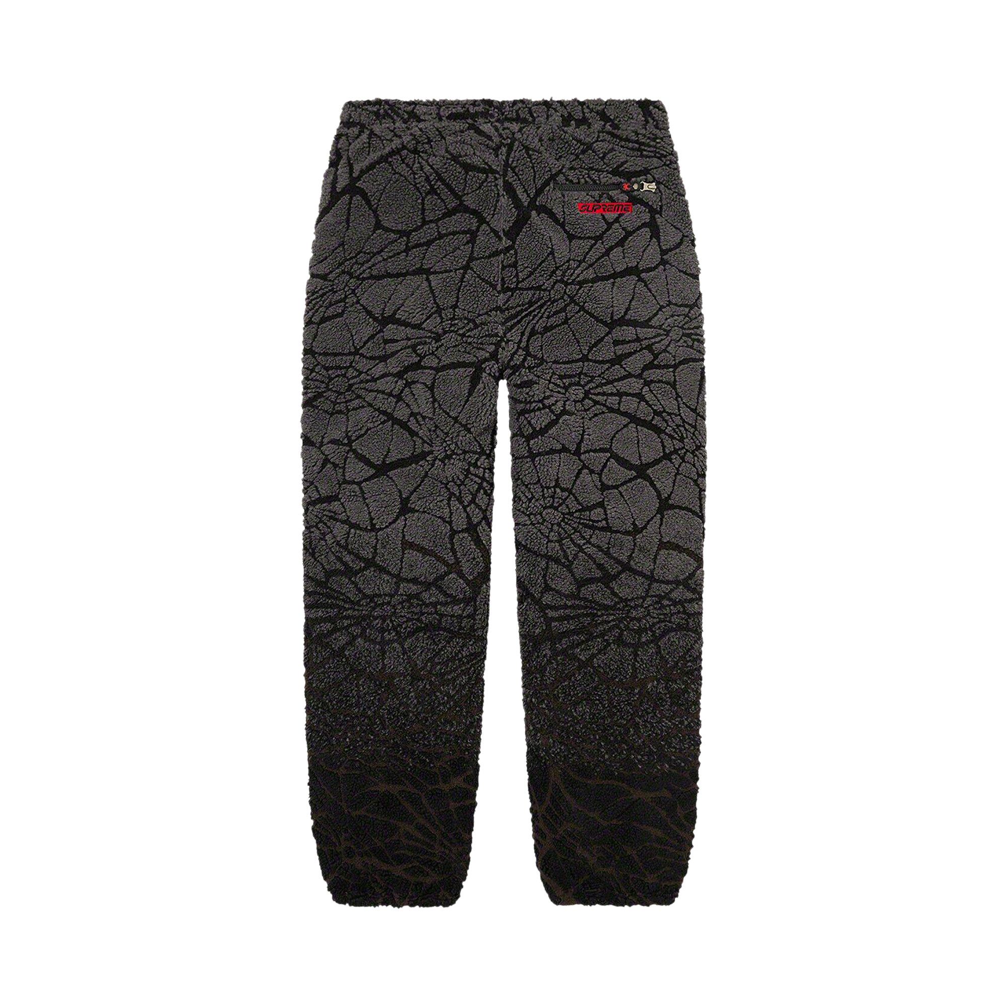 Buy Supreme x Spyder Web Polar Fleece Pant 'Black' - FW22P26