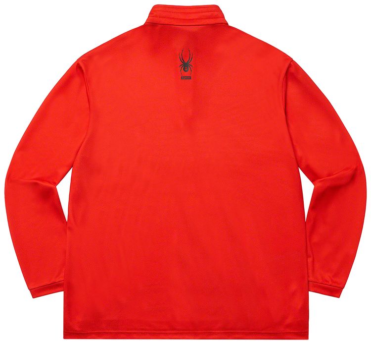 Supreme x Spyder Web Half Zip Pullover Red