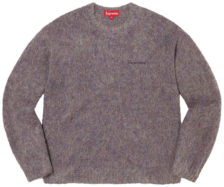 Supreme Mohair Sweater Purple Melange