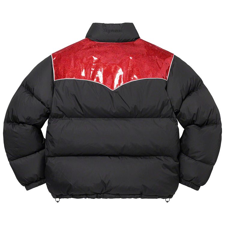 Buy Supreme Glitter Yoke Down Puffer Jacket 