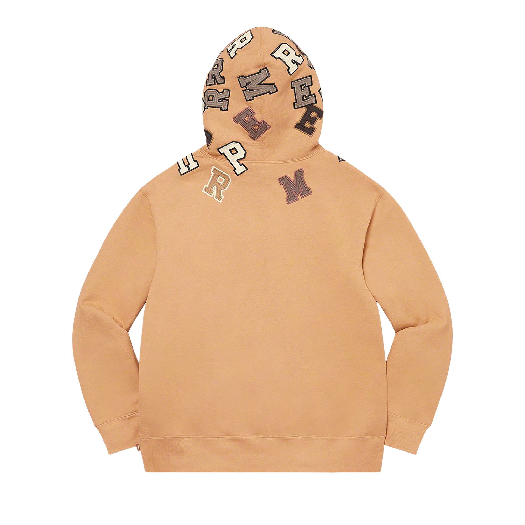 Supremeシュプリーム パーカーScattered Appliqueフーディ Buy Supreme Scattered Appliqué Hooded Sweatshirt 'Dark Tan