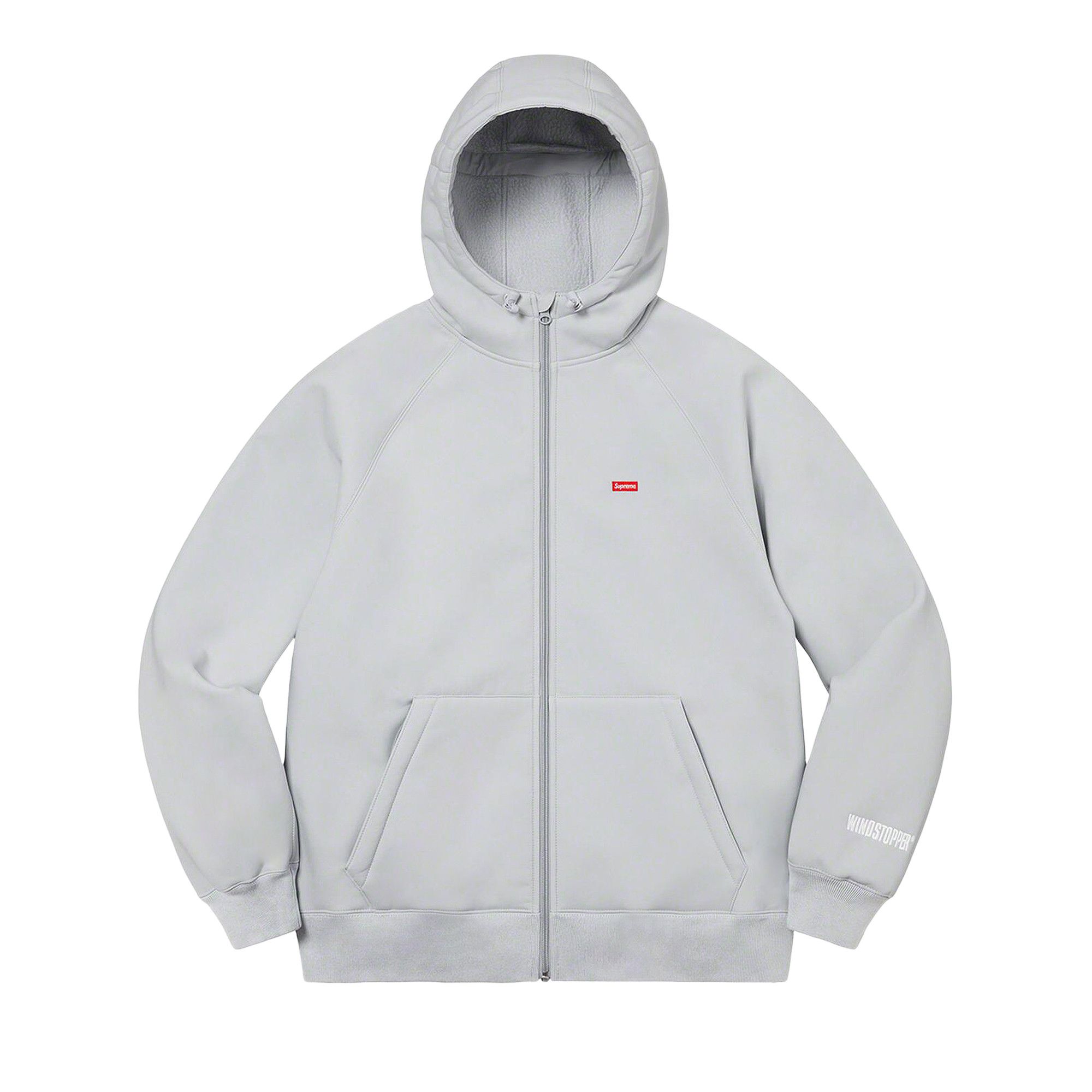 Buy Supreme x WINDSTOPPER Zip Up Hooded Sweatshirt 'Light Buy Supreme x WINDSTOPPER Zip Up Hooded Sweatshirt 'Light