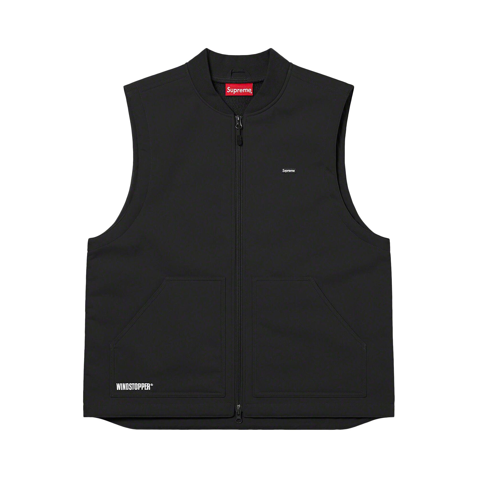 2024セール WINDSTOPPER x Supreme Buy Work BLACK FW22J106 - 'Black' Vest トップス