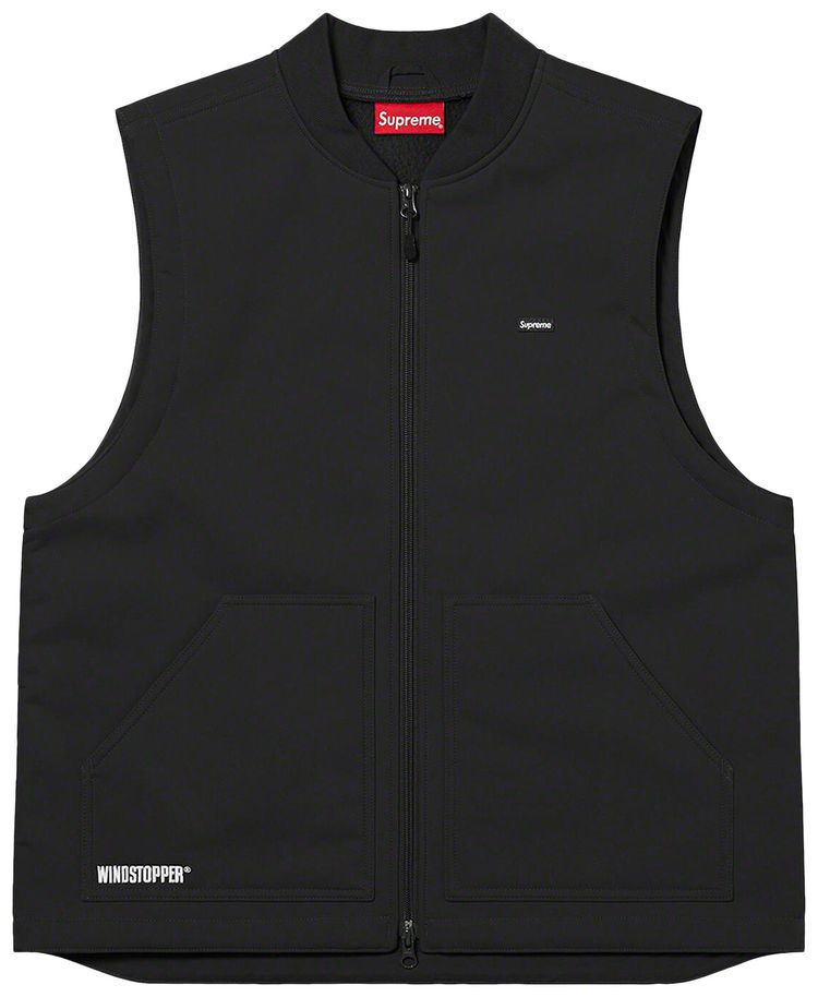Supreme x WINDSTOPPER Work Vest Black