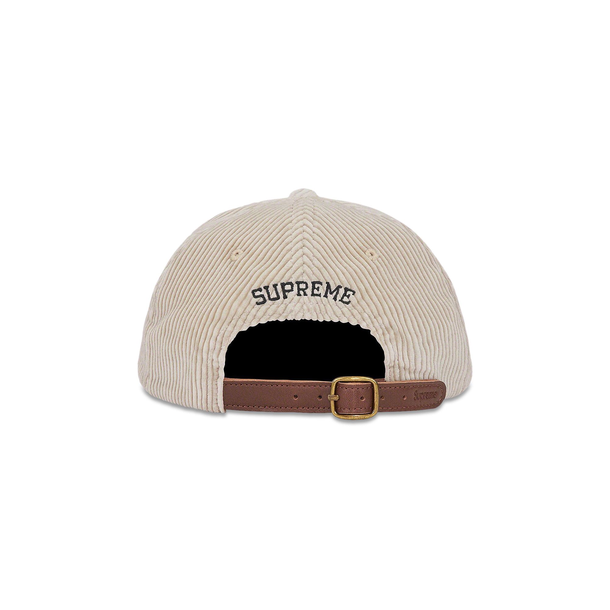 Supreme Script Corduroy 6-Panel 'White'