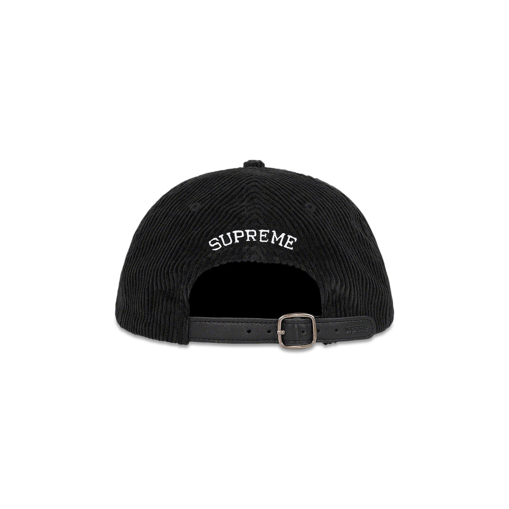 Buy Supreme Script Corduroy 6-Panel 'Black' - FW22H101 BLACK | GOAT