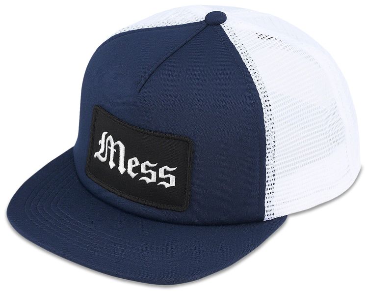Supreme Mess Mesh Back 5 Panel Navy