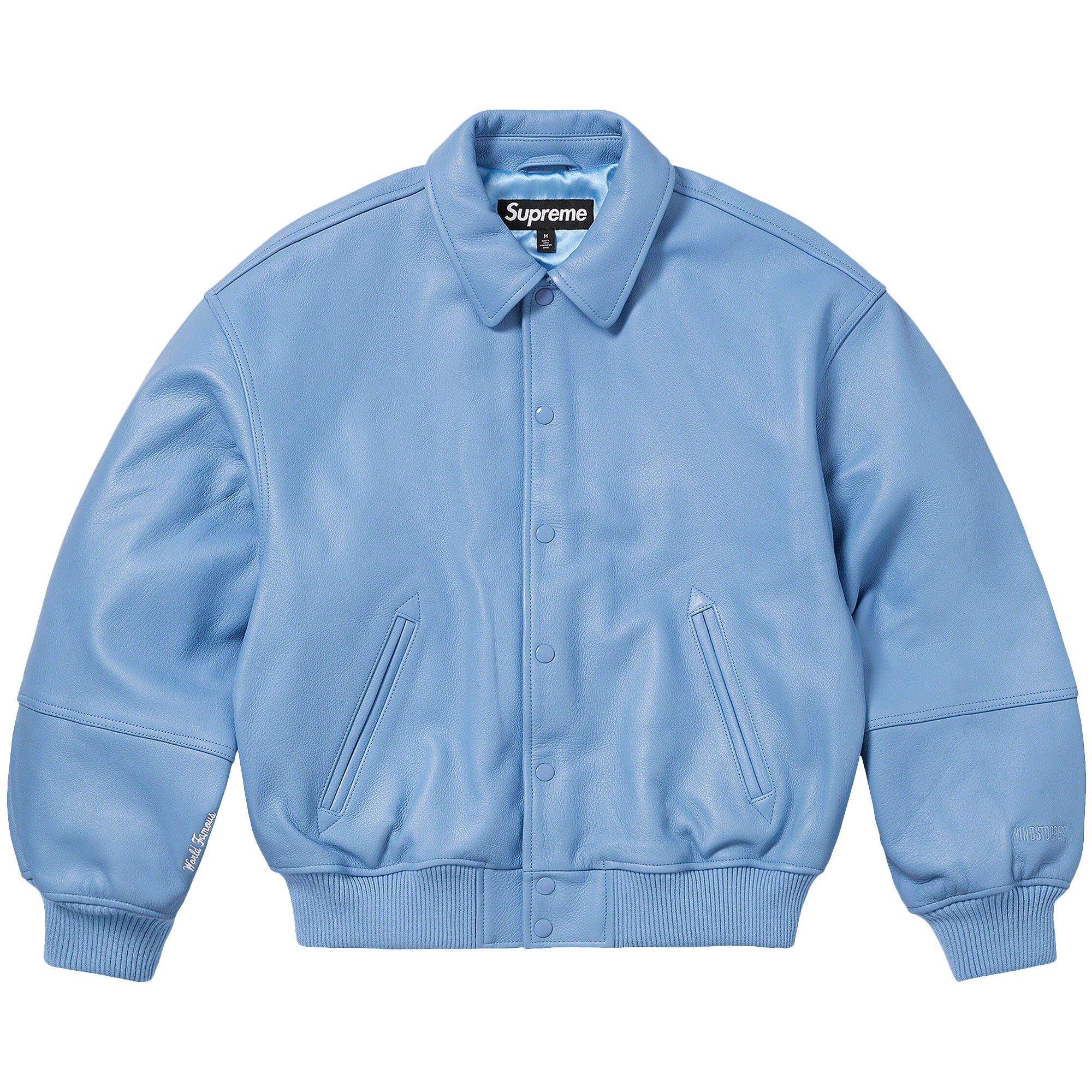 Supreme blue bomber jacket outlet