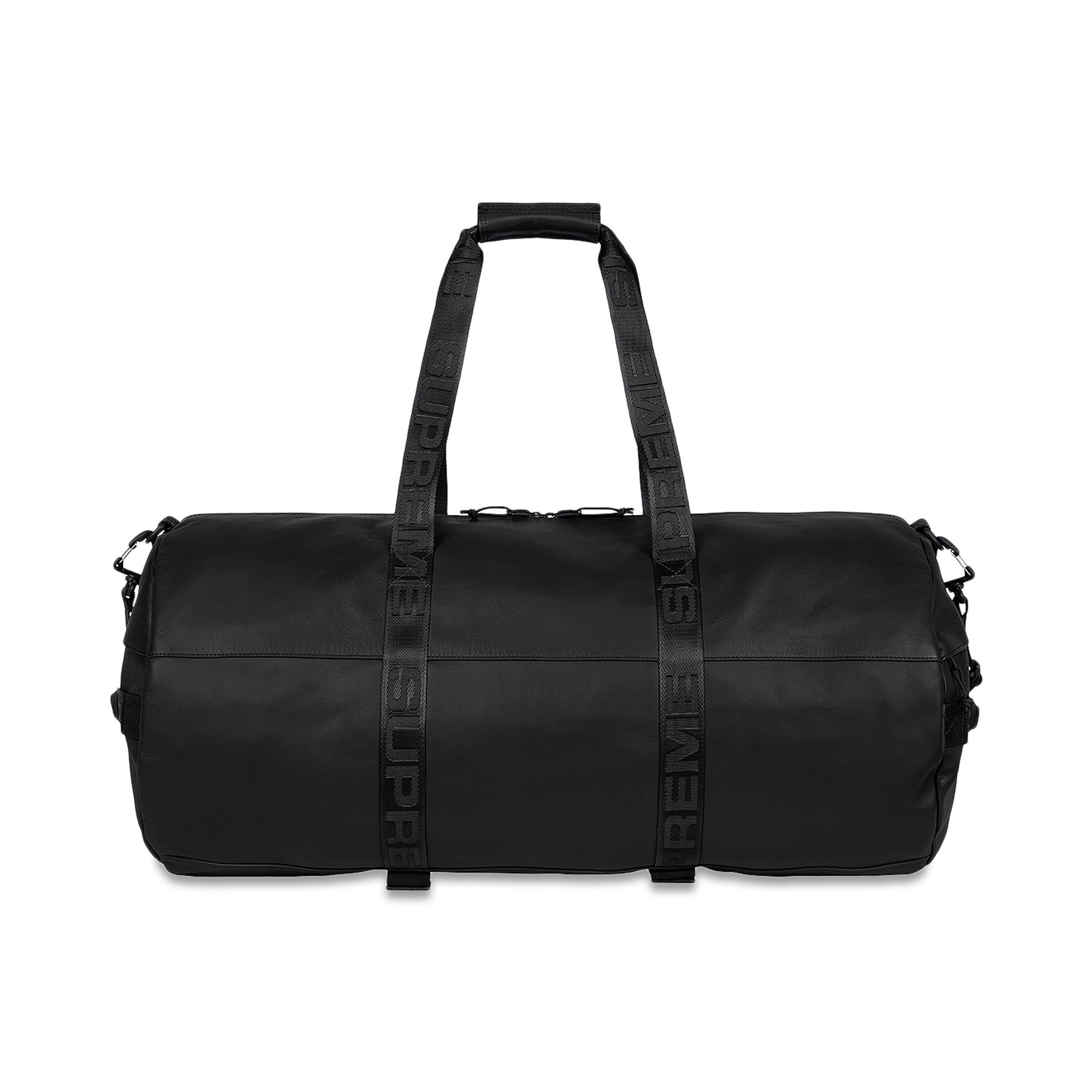 Buy Supreme Leather Large Duffle Bag Black FW23B28 BLACK GOAT