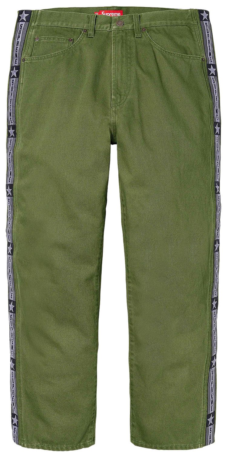 Supreme Snap Off Baggy Jean Olive