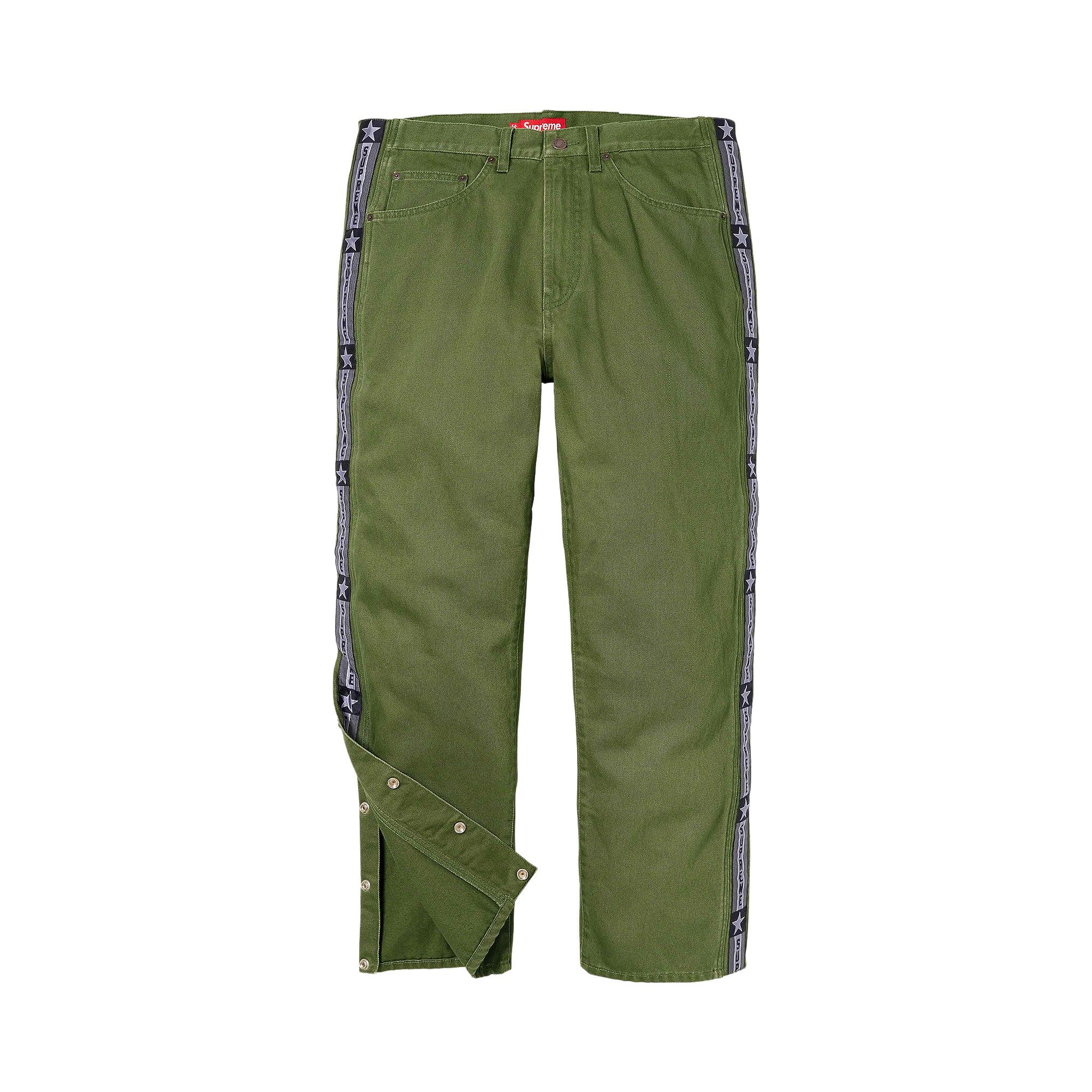 パンツ supreme 23fw snap-off baggy jean 32 Supreme Snap-Off Baggy Jean (FW23) - $178
