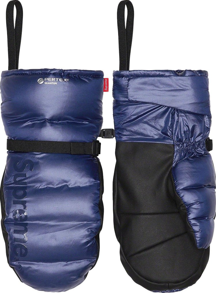 Supreme Featherweight Down Mittens Navy