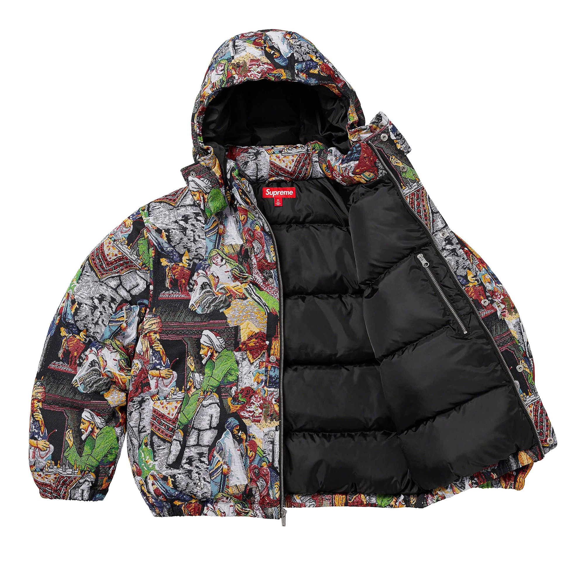 Size xl Supreme x Bless Tapestry Down Puffer Jacket 'Multicolor'