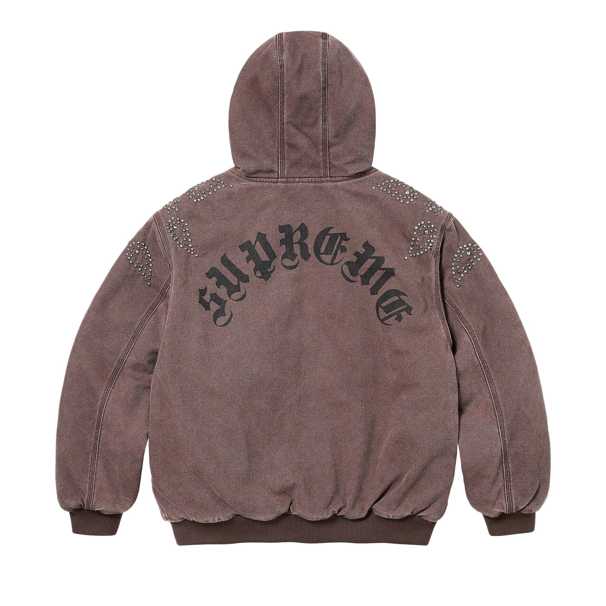 Buy Supreme Paisley Studded Work Jacket 'Brown' - FW23J106