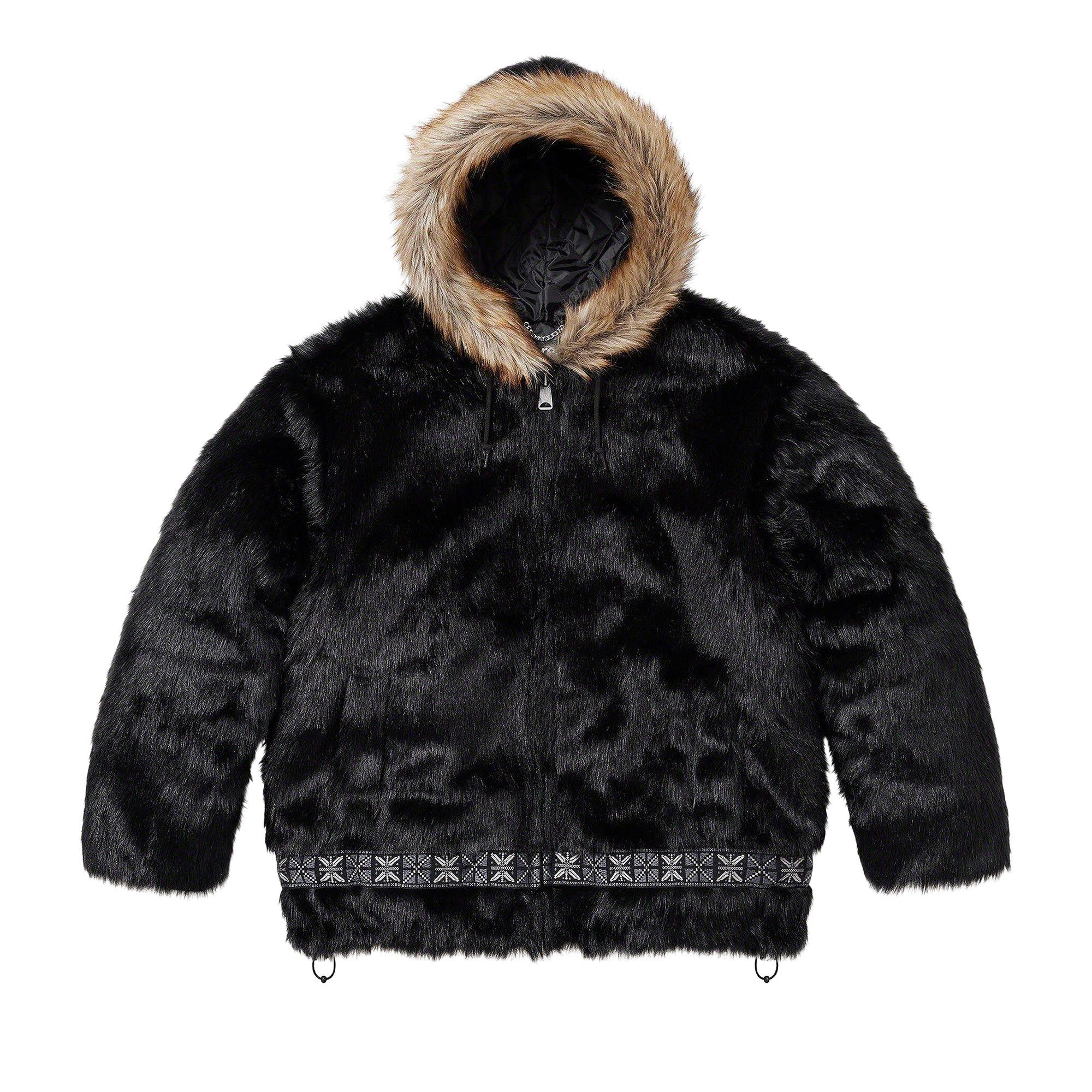 Buy Supreme Faux Fur Parka 'Black' - FW23J122 BLACK | GOAT